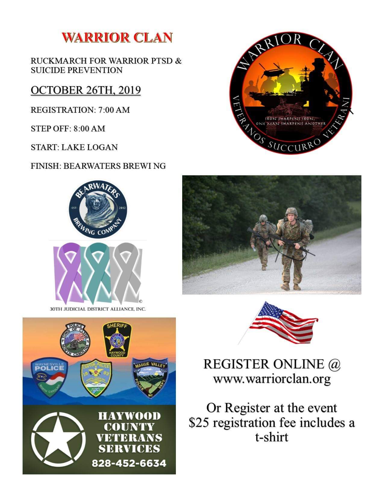 PTSD Ruck March October 26, 2019