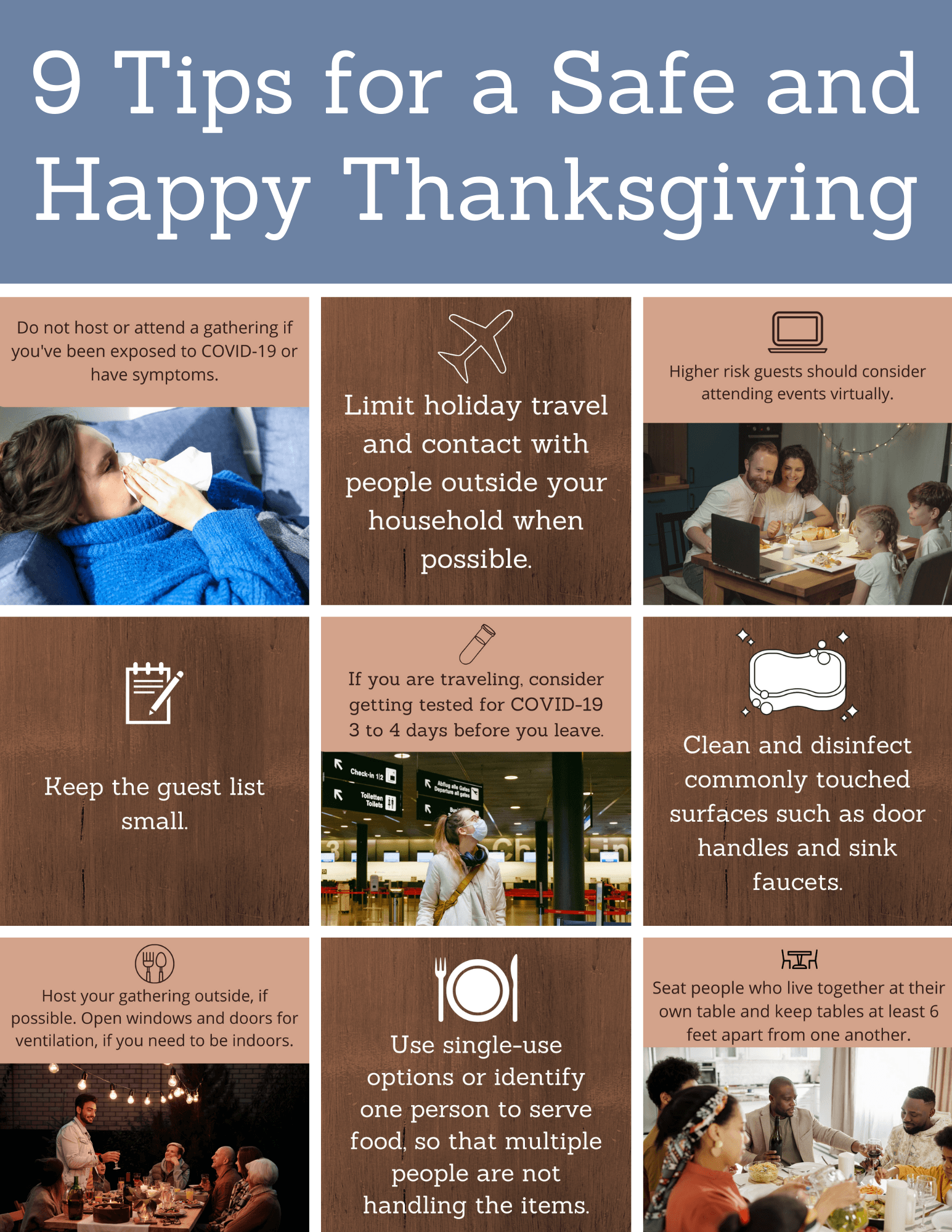 9 Tips for a Safe and Happy Thanksgiving